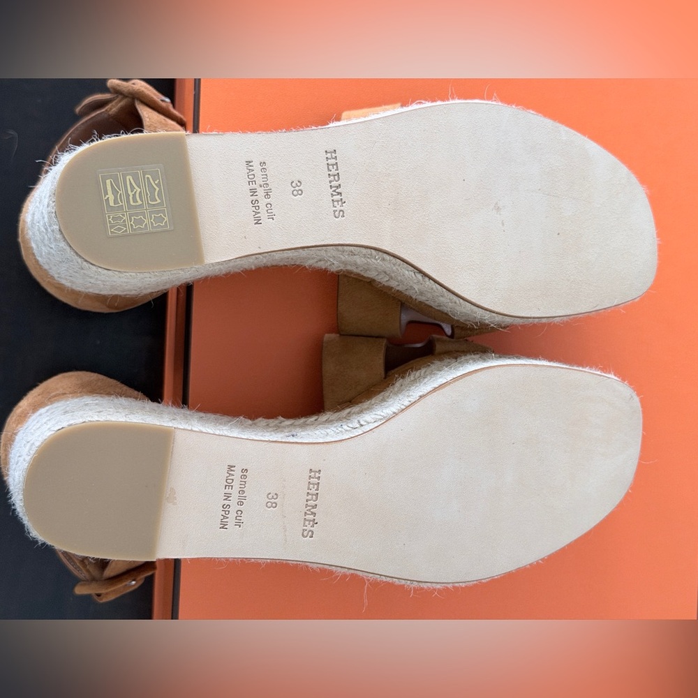 Hermès Zelda Espadrille in Naturel - EU38 - Picture 6 of 8